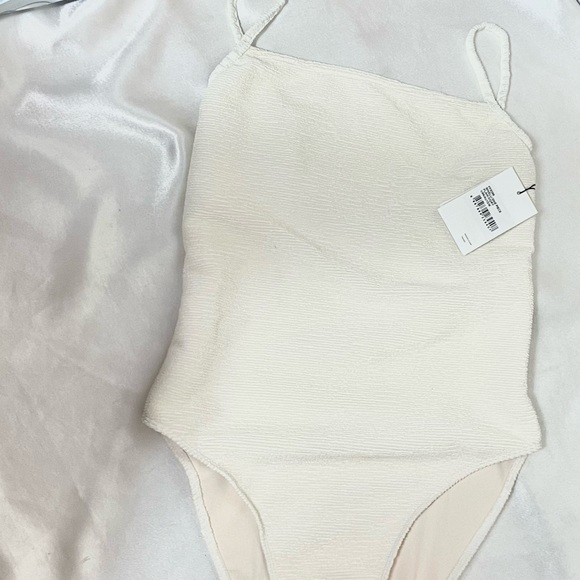 NEW Faithfull the Brand Minelli one piece womens M beige - Picture 3 of 6